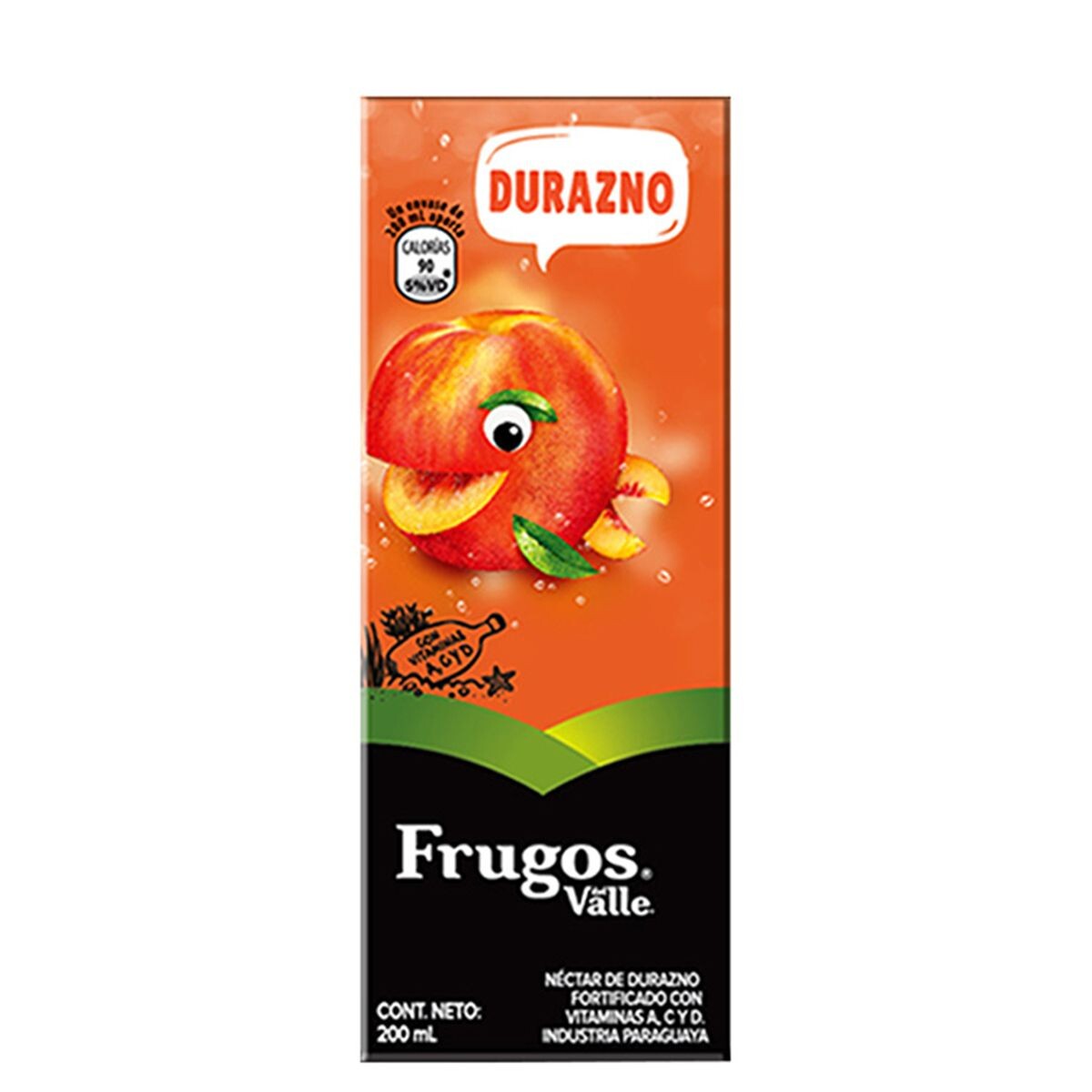 FRUGOS DEL VALLE JUGO DE DURAZNO X 200 