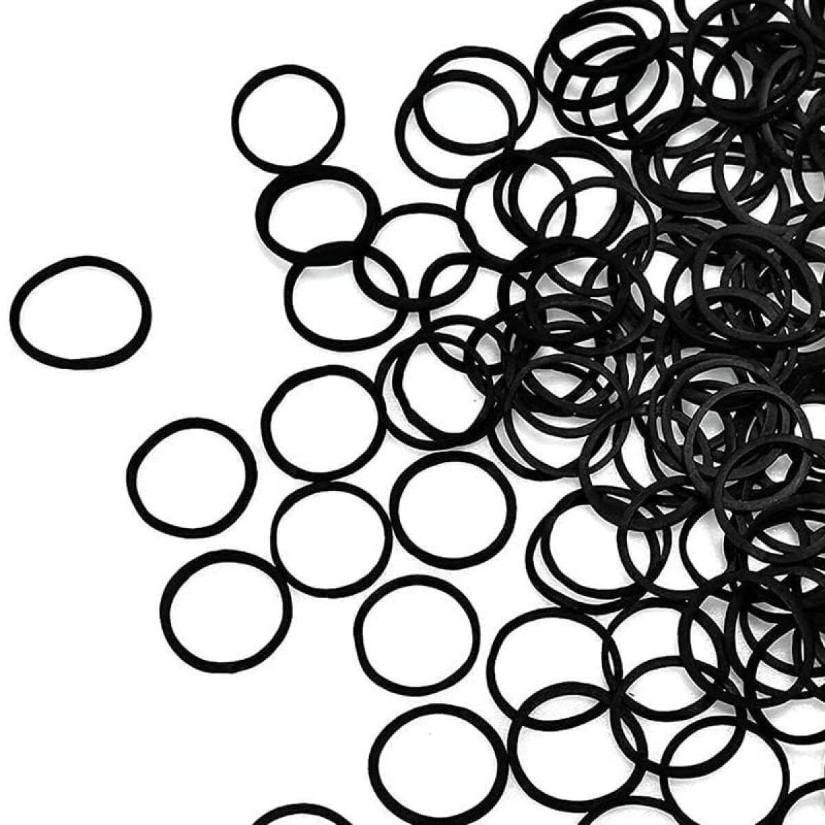 Colitas para el cabello goma negra en cajita - Colitas Para El Cabello Goma Negra En Cajita 