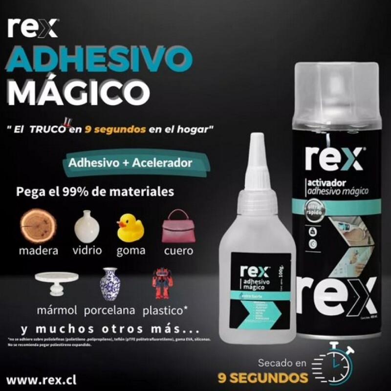 Adhesivo Mágico Con Spray Activador Adhesivo Mágico Con Spray Activador