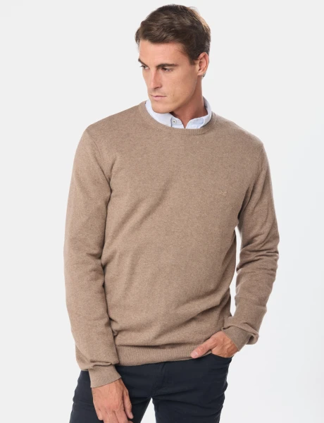BUZO TEJIDO CASHMERE Beige