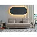 SOFA CAMA MODELO CLARK 3 LUGARES BEIGE Sofa Cama Modelo Clark 3 Lugares Beige