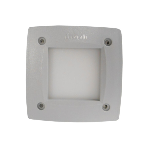 Luminaria de embutir LED cuadrada gris IP66 115mm FL0325