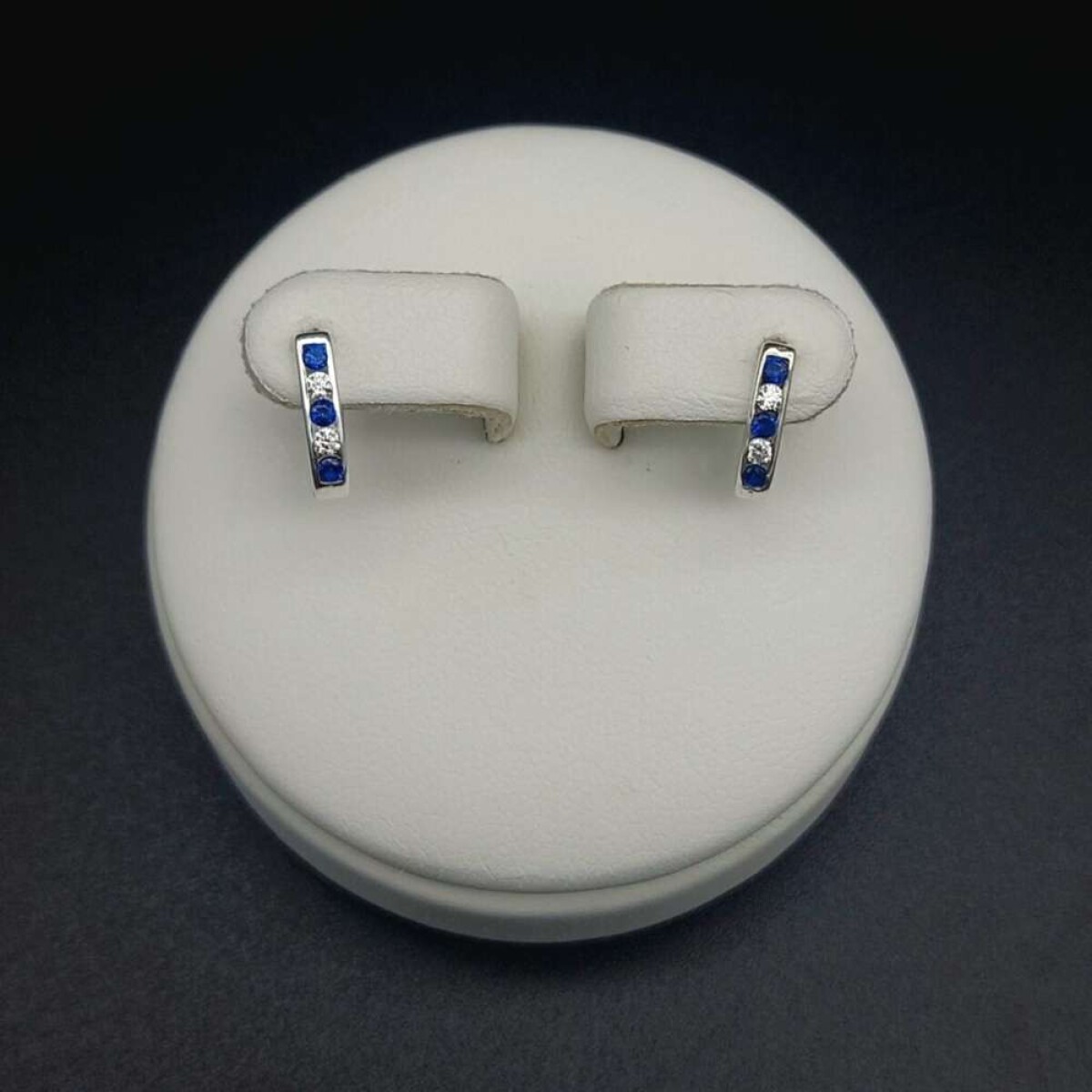 Par de aros de plata 925 - Con Circonias 