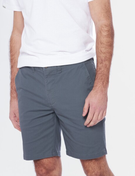 BERMUDA CLÁSICA CON SPANDEX Piedra