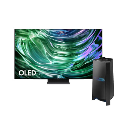 Smart TV Samsung OLED 4K 2024 65" + Torre de sonido Samsung MX-T40