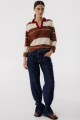 Jean Straight Belt Azul Oscuro