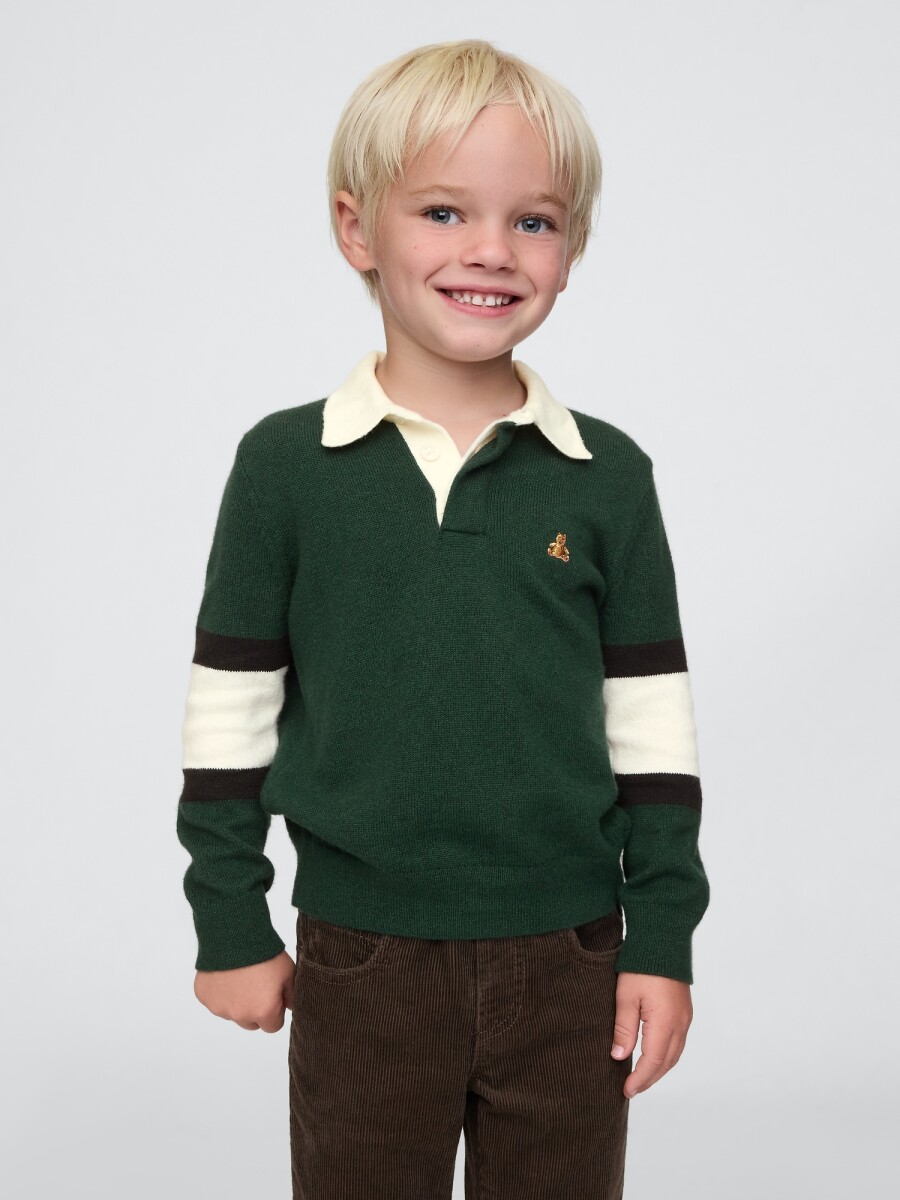 Buzo Polo Toddler Niño - Essex Green 702 