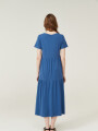Vestido Hafez Azul Piedra