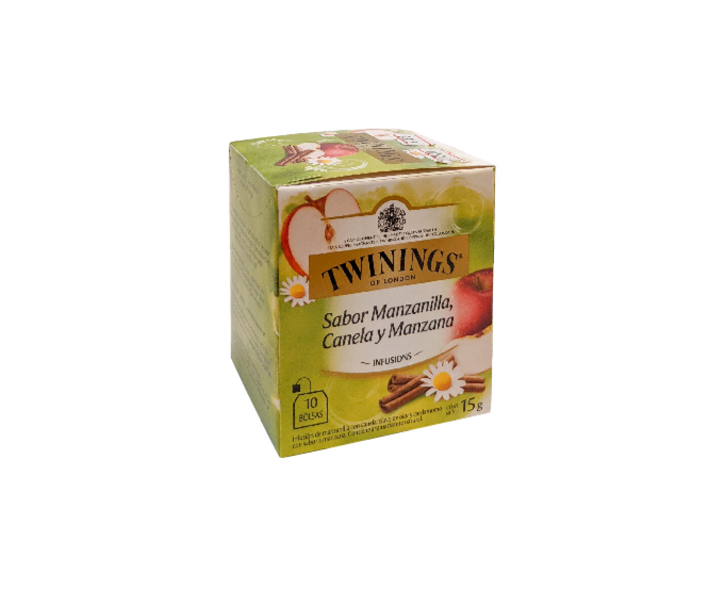 TE TWININGS MANZANILLA CANELA MANZANA x 10 sob 