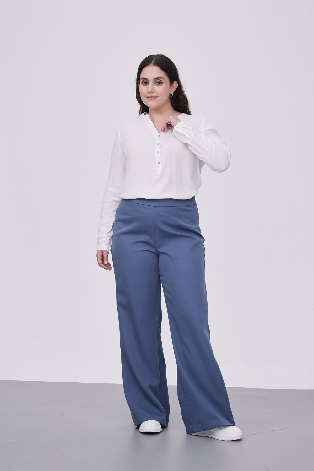 Pantalon Shenya Azul Piedra