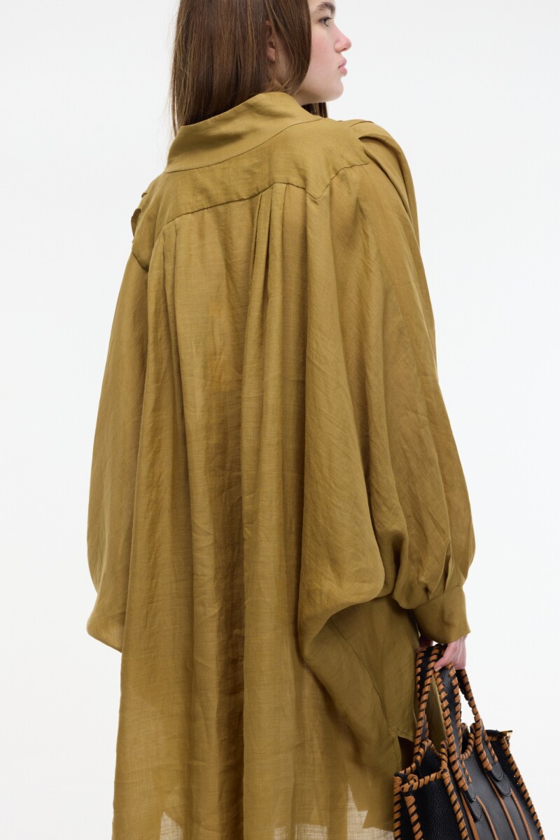 VESTIDO CAMISERO Kaki