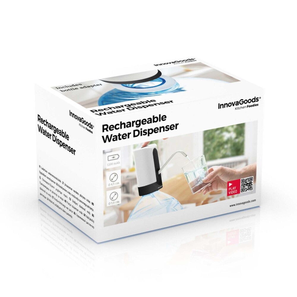 DISPENSADOR AGUA AUTOMÁTICO ABS-Y-ACERO-INOXIDABLE BLANCO INNOVAGOODS
