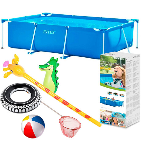 Piscina Intex Estructural 1662 L 220x150x60 + Regalos Piscina Intex Estructural 1662 L 220x150x60 + Regalos