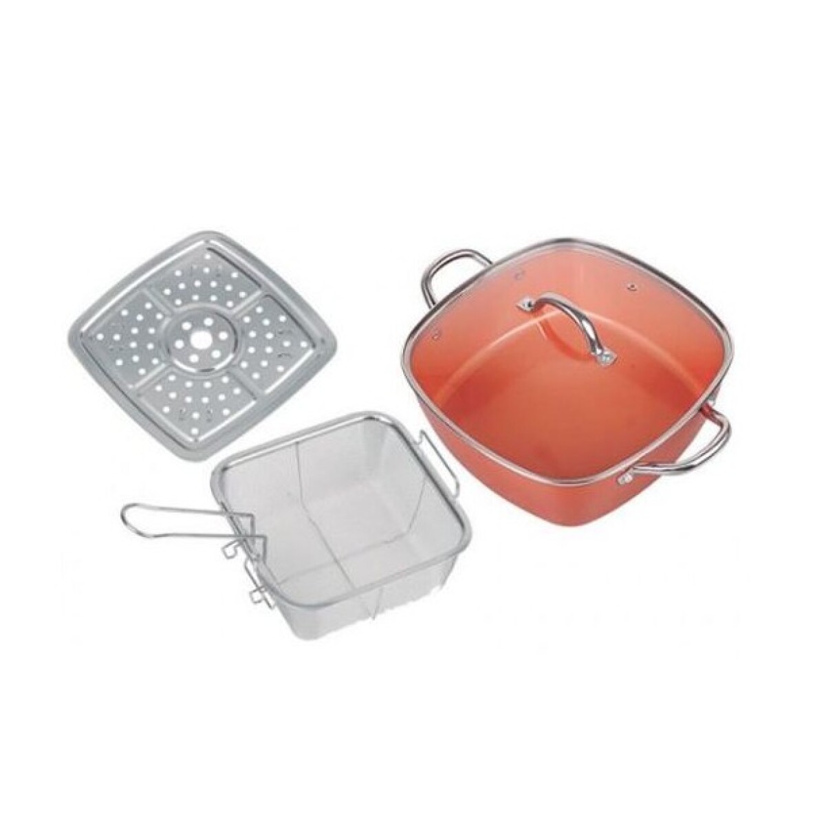 SARTEN CUORI MULTIFUNCION MULTICHEF FRIE Y VAPOR 