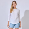 Buzo Raglan Algodon BLANCO