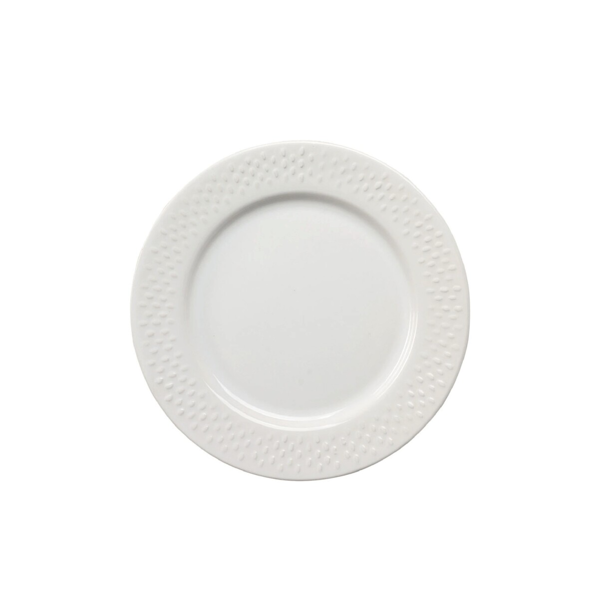 PLATO POSTRE D20CM CERAMICA DOTS OPACO SANTA ANITA 