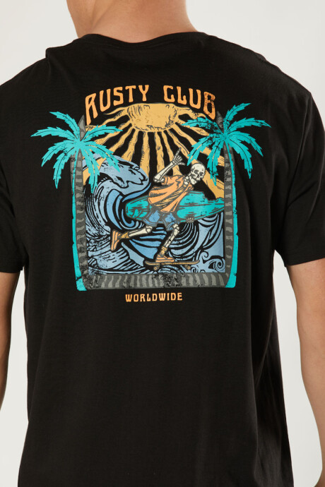 T-SHIRT DIVER RUSTY Negro