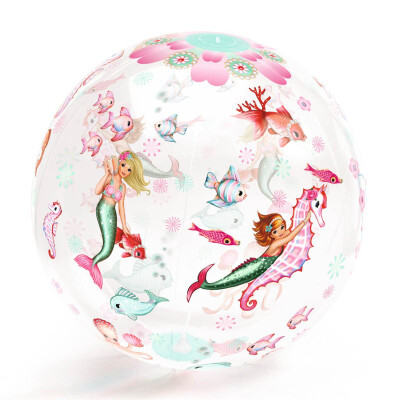 Pelota Inflable Sirena Djeco Pelota Inflable Sirena Djeco