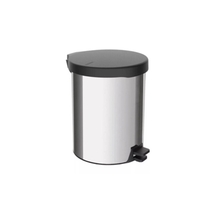 PAPELERA TACHO ACERO INOXIDABLE TRAMONTINA 12LTS PLATEADO