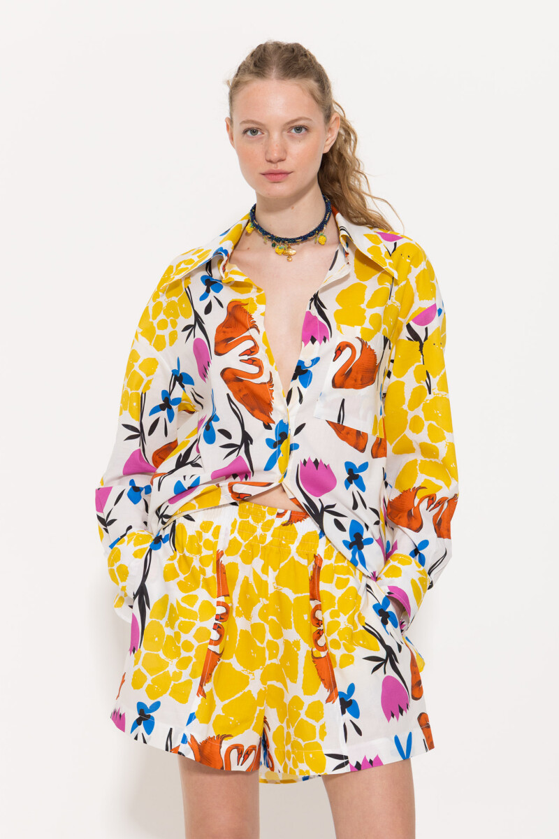 SHORT SWAN Multicolor