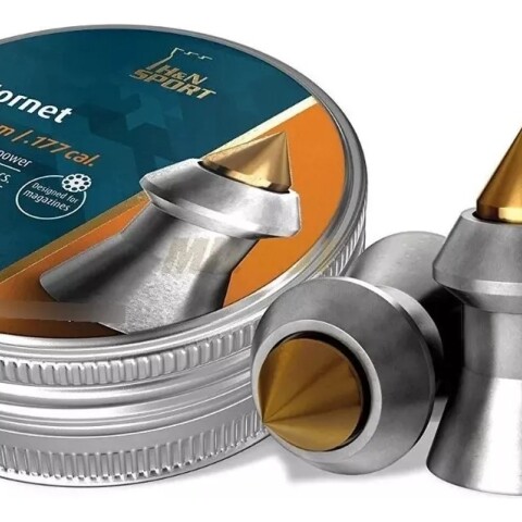 Chumbo Hyn Hornet 4,5mm 9.57 grains x 225 Unidades Chumbo Hyn Hornet 4,5mm 9.57 grains x 225 Unidades