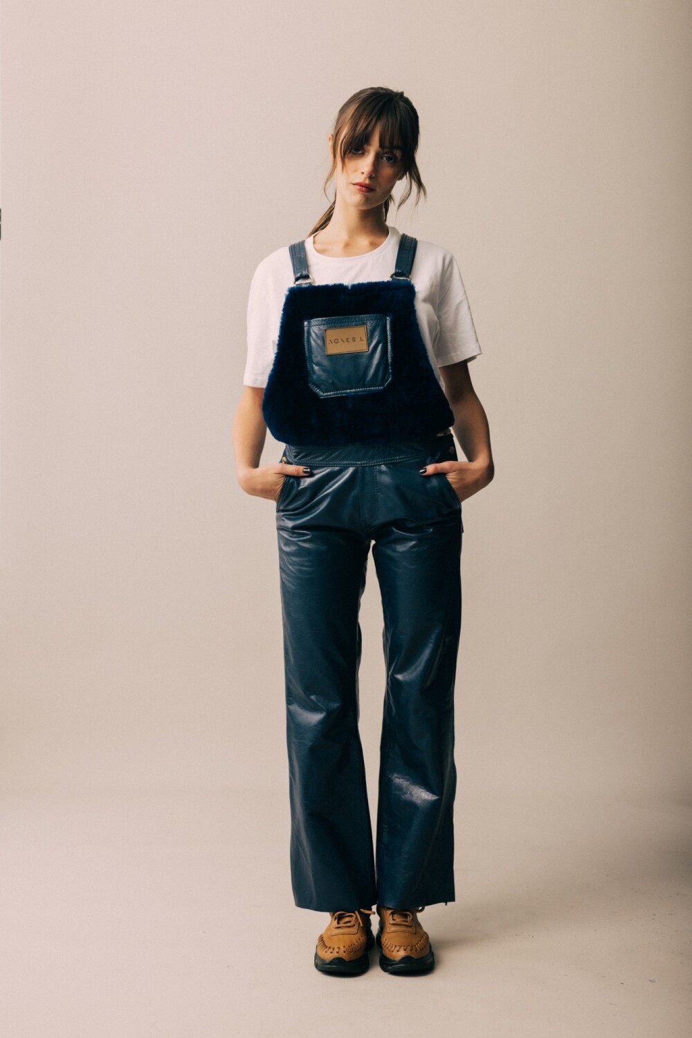 Warm Leather Gardener Azul