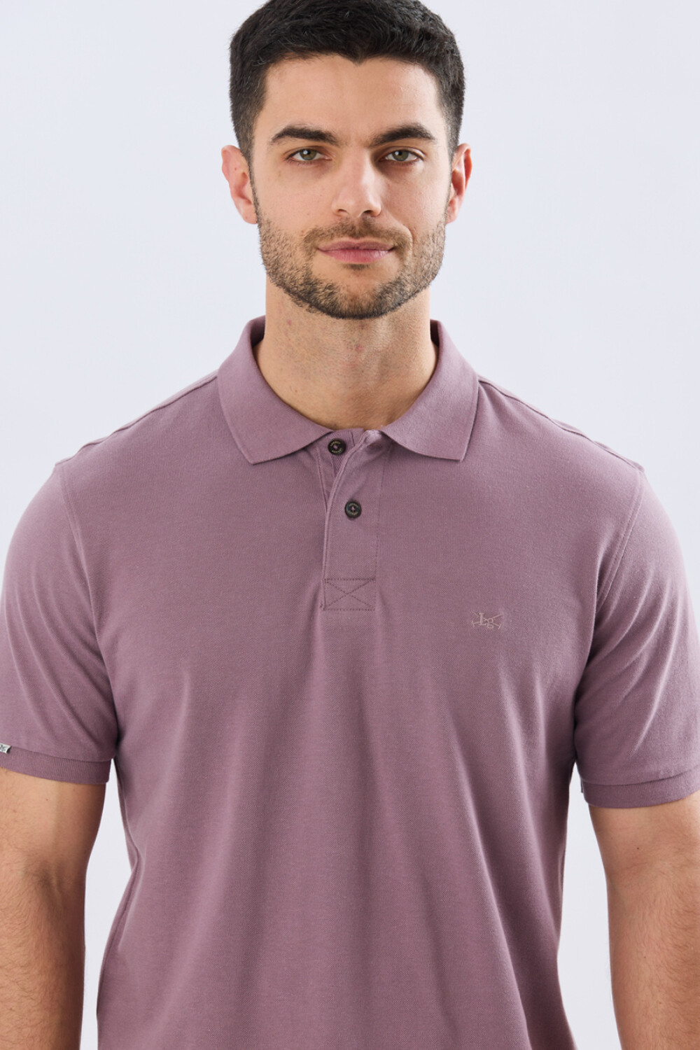 REMERA POLO LISA PIQUÉ Uva