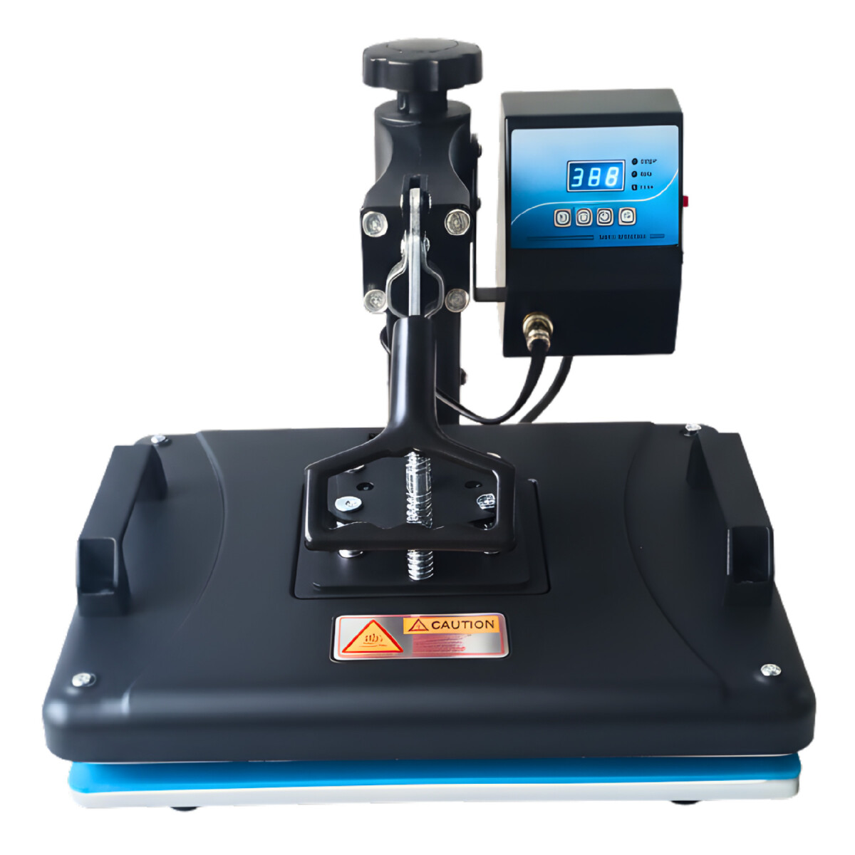 Prensa Térmica 5 En 1 Sublimación Remeras Tazas Gorros Jarra - Color Negro Azul 