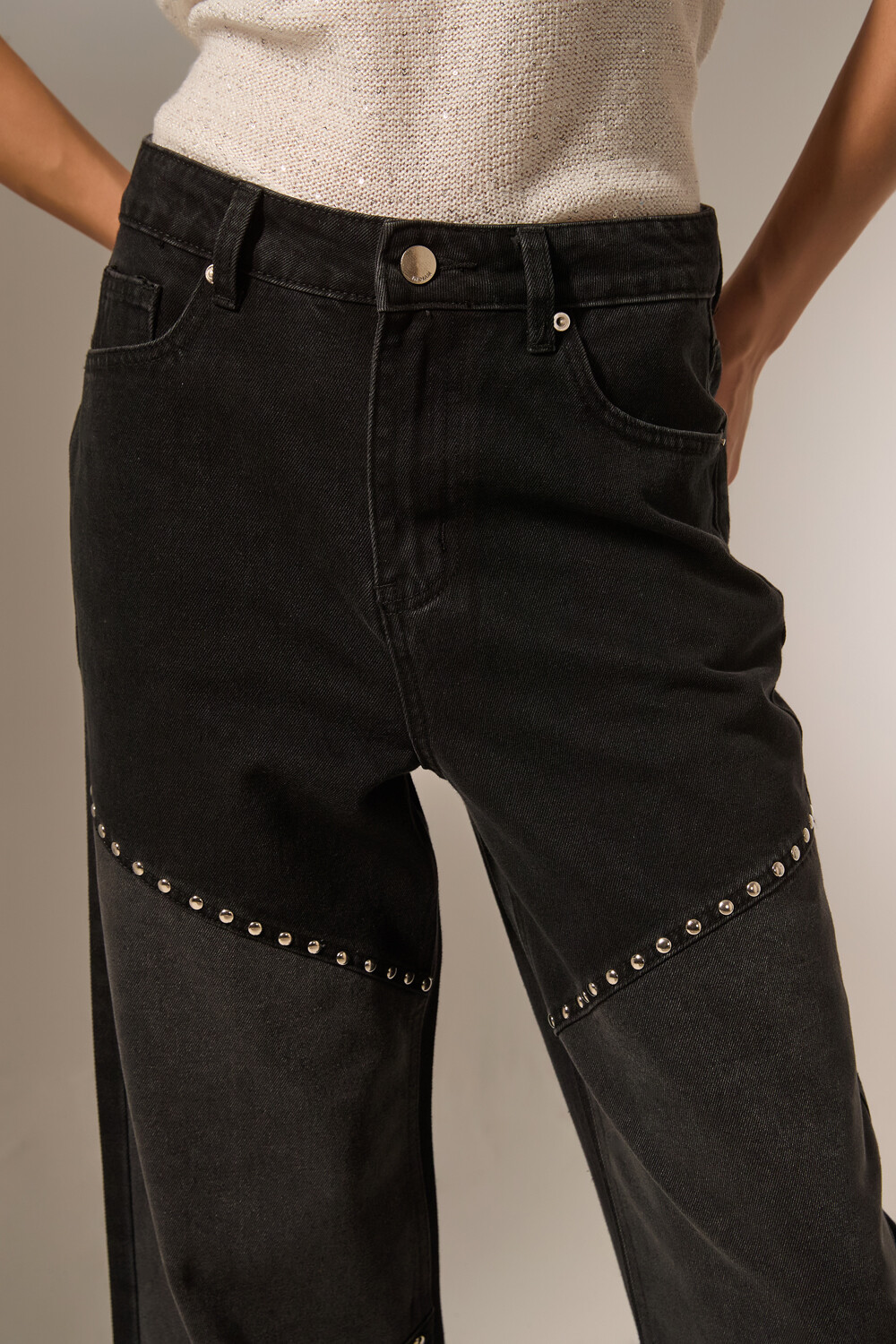 Pantalon Leni Gris Medio