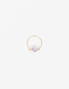 Anillos Chicos Con Dijes Anillo Charm Flor Acrílico - Dorado