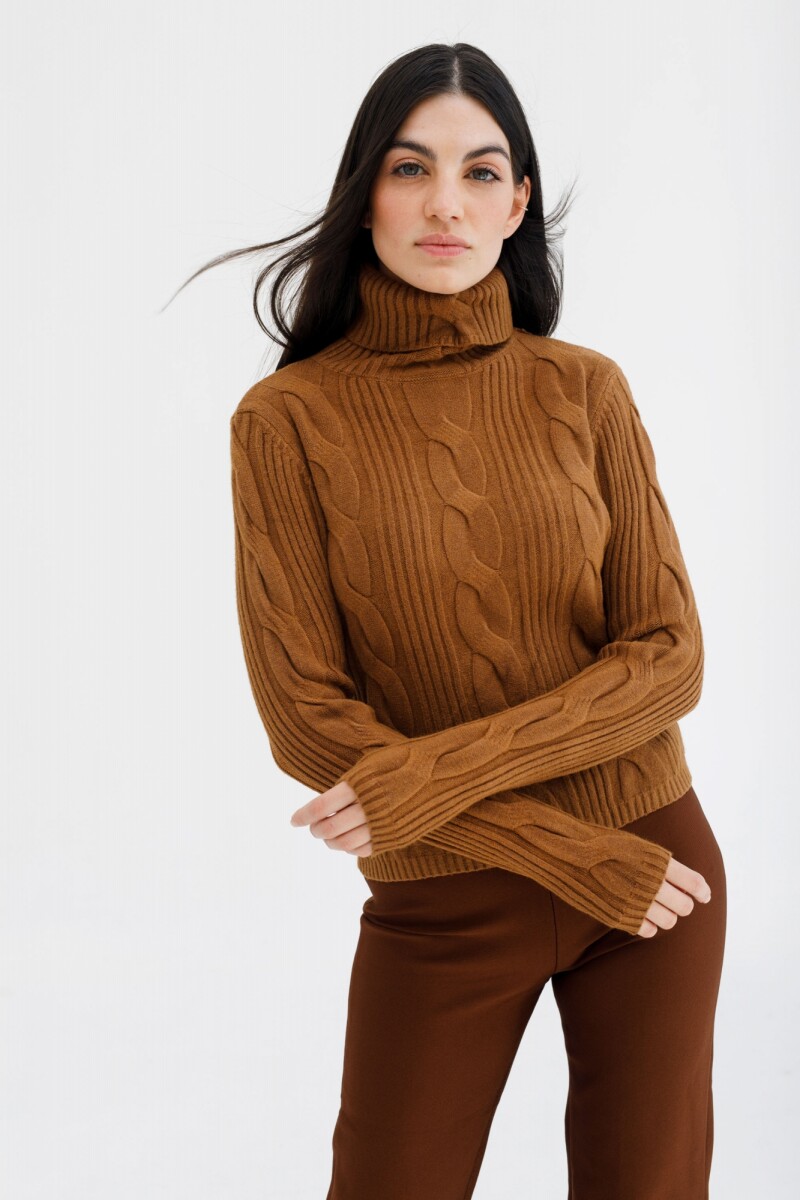 Sweater Botanico - Camel 