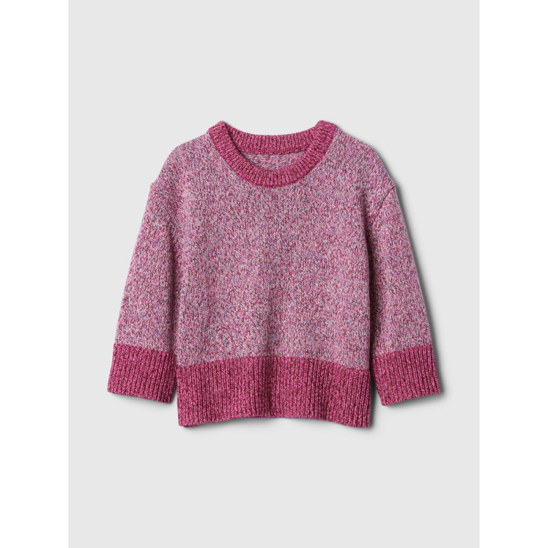 24/7 BOXY CREW SWTR PURPLE MARL