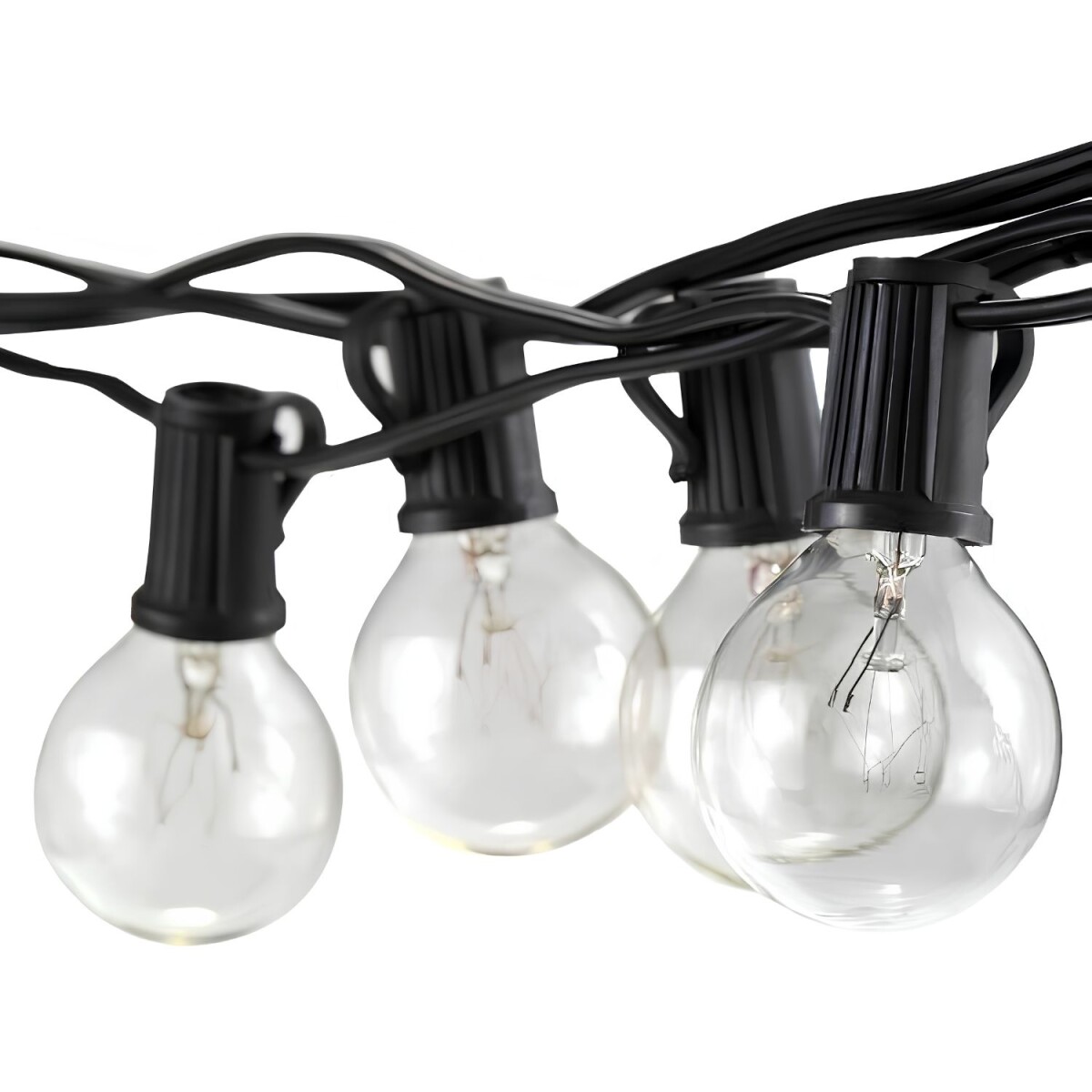 Guirnalda Guía de luces cálidas Vintage para exterior e interior 