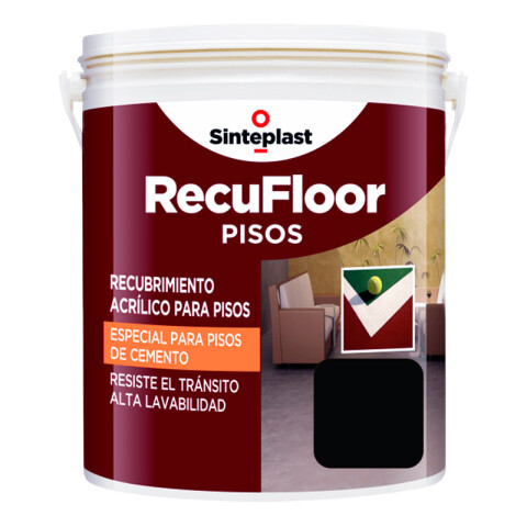 Recufloor Pisos al agua Negro