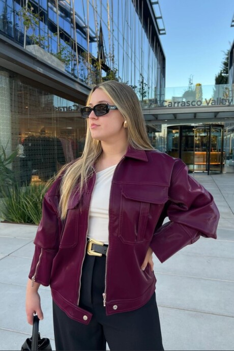Chaqueta Elen Bordeaux