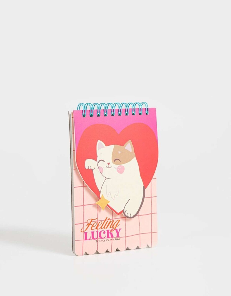 Memo Espiralado Estampa Lucky - Combinacion Multicolor 