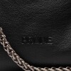 Mini bag Gina en cuero liso Negro