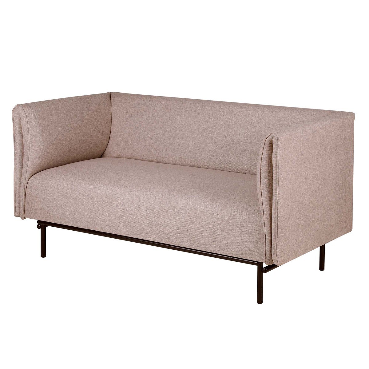 Sofá modelo Box 2P, Beige - Beige 