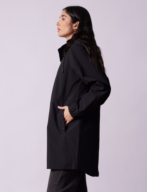 Gabardina Water Repellent NEGRO