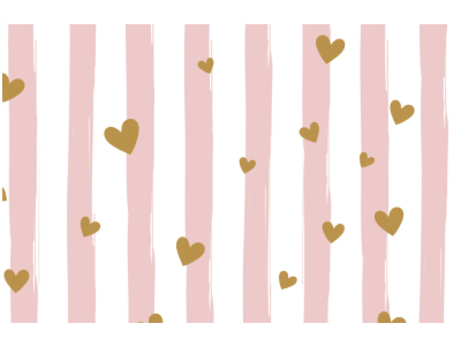 PAPEL DE REGALO RAYAS Y CORAZONES - 50×70 CM 