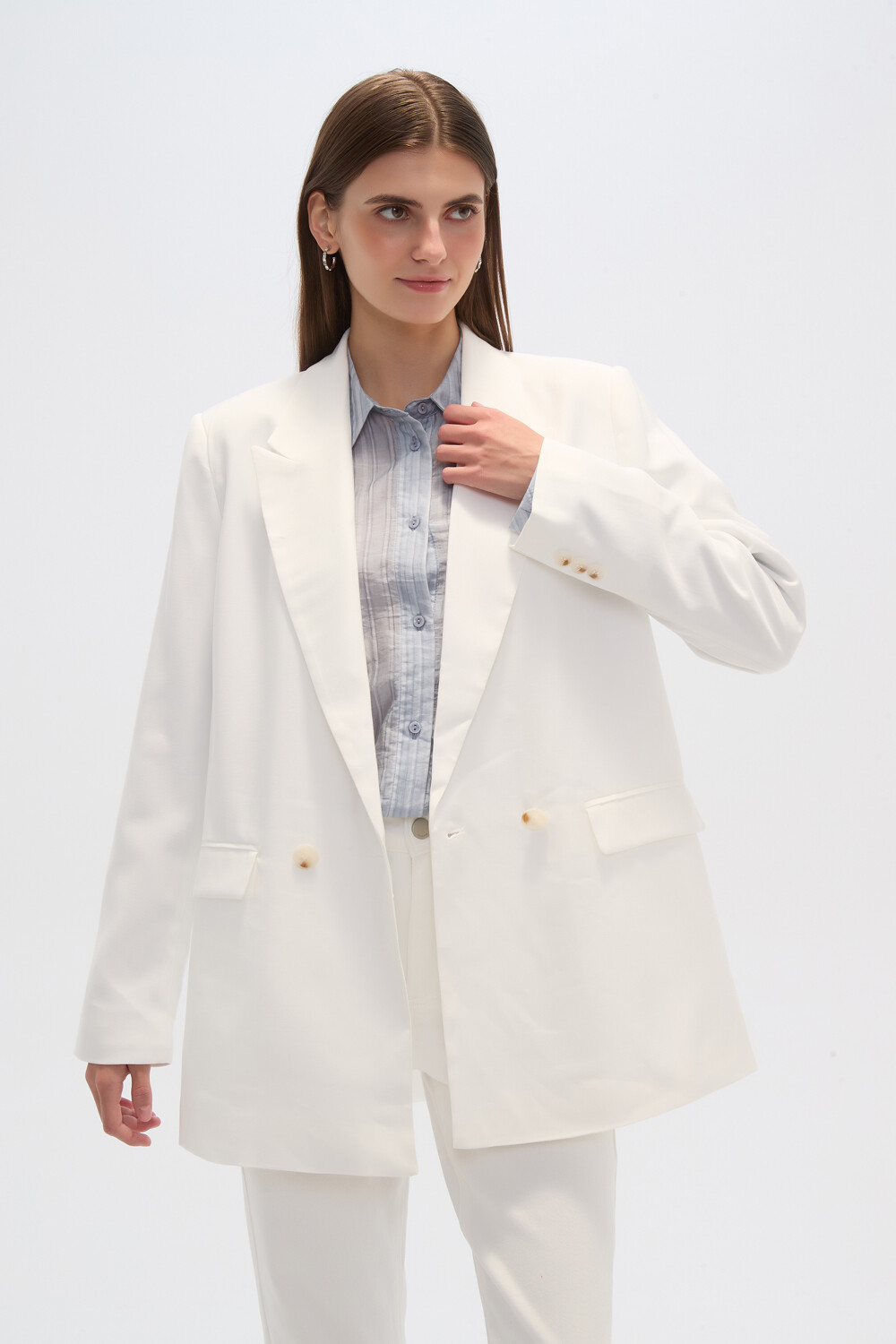 Blazer Sapia Blanco
