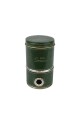 Yerbera forrada con dispensador verde