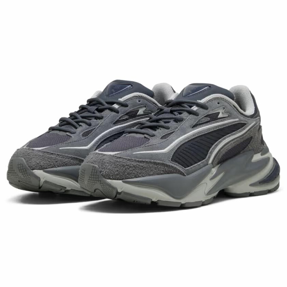 Zapatillas Puma RS Surge Hairy Suede Hombre Strong Gray-Cool Light Gray