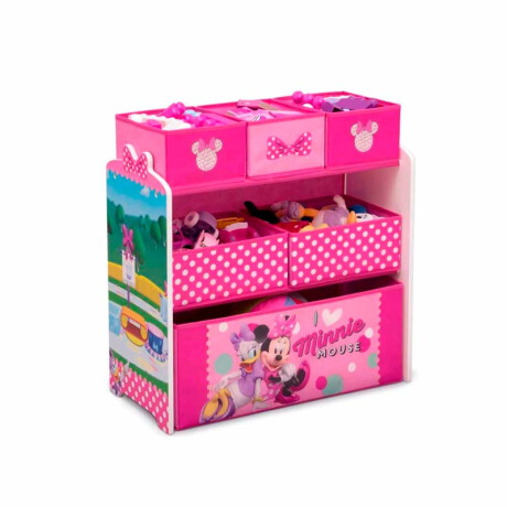 Organizador de Juguetes 6 Contenedores Diseño Minnie Mouse