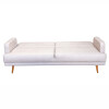 SOFA CAMA NORDICO TELA CLARA - ALMOHADONES BEIGE SOFA CAMA NORDICO TELA CLARA - ALMOHADONES BEIGE