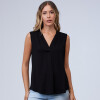 Musculosa Escote V NEGRO