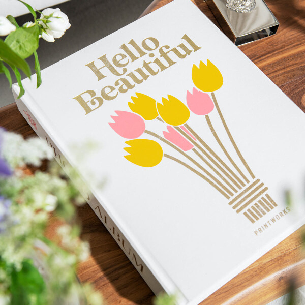 ALBUM DE FOTOS HELLO BEAUTIFUL BLANCO - UNICO
