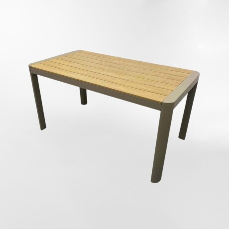 MESA DE EXTERIOR BRONTE Gris - RECTANGULAR