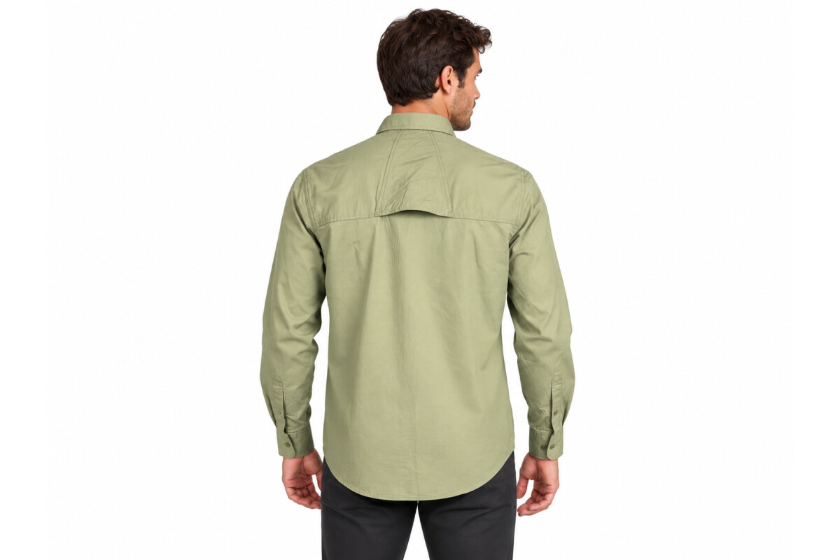 CAMISA HUNTER M LARGA UV+50 Verde