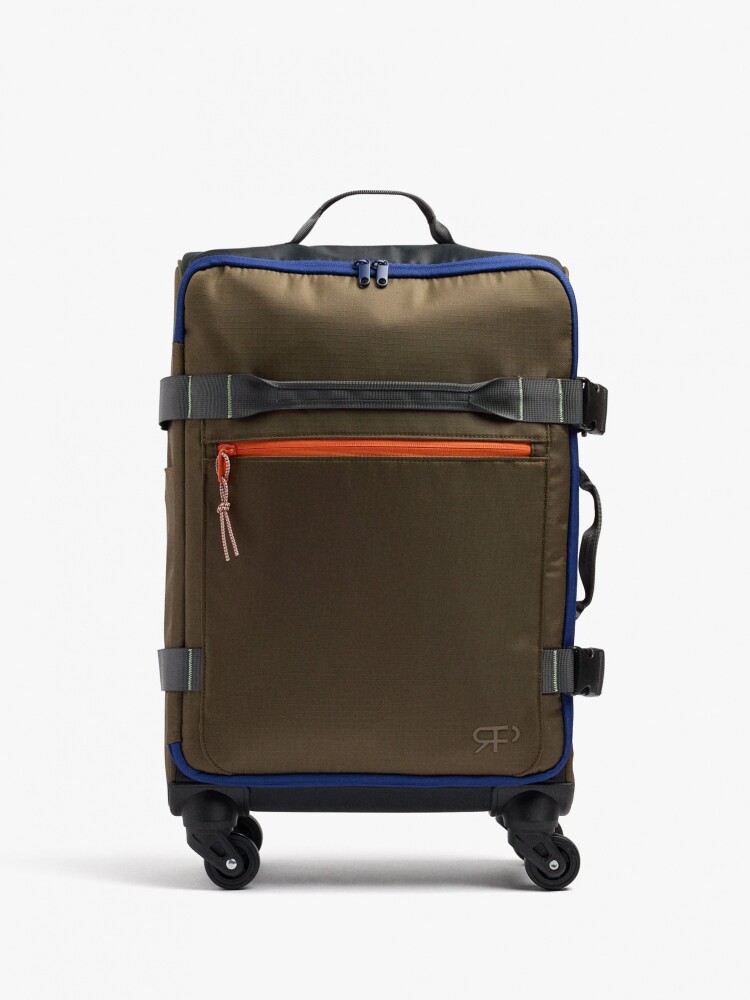 Maleta De Viaje De Nylon caqui